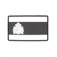 Parche PVC Bandera España "Negro y blanco"