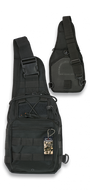 Mochila Bandolera Negra 4 litros