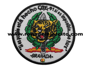 Parche bordado COE tigre