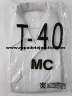 Camisa de bonito blanca Manga Corta "Talla 40" (original de la Armada)