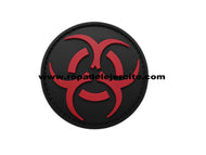 Parche resident evil negro y rojo