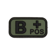 Parche PVC Sanguíneo "Modelo 2" B+ verde