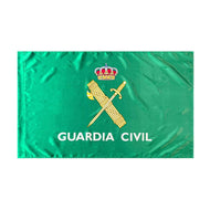 Bandera raso guardia civil verde 150x90