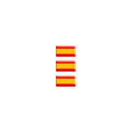 3 pegatinas abultadas pequeñas España