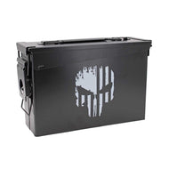 Caja metalica fina cal.30 nueva Punisher negra