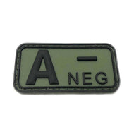 Parche PVC Sanguíneo "Modelo 2" A- verde