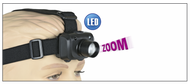 Linterna FRONTAL ALBAINOX ZOOM.3W.3Func.