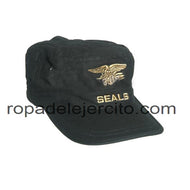 Gorra navy seals bordada miltec negra