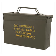 Caja metalica fina cal.30 nueva verde con letras