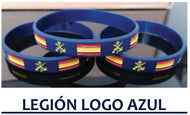 Pulsera Legion azul escudo