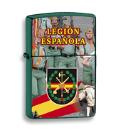 Mechero verde Legión