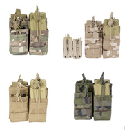 Funda cargador Foraventure doble molle cordon "Arido Pixelado y Tan"