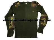 Jersey verde grueso "camuflaje" (original ET)