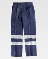 Pantalon de trabajo con cintas reflectantes "Tallas 38 y 40"