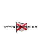 Pin bandera borgoña
