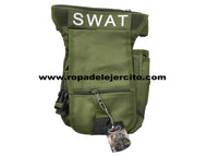 Bolso pierna SWAT verde