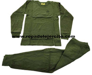 Traje interior verde "Talla P" con 2 pantalones (original ET)