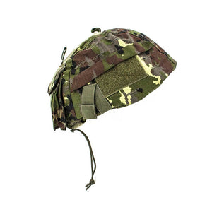 Funda casco airsoft boscoso pixelado