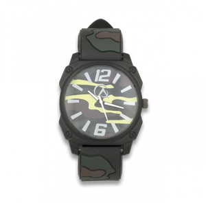 Reloj analogico de camuflaje