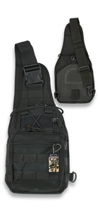Mochila Bandolera Negra 4 litros