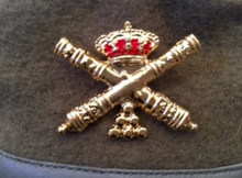 Boina Caqui del Mando de Artillería de Campaña y Mando de Artillería Antiaérea