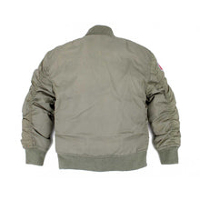 Cazadora bomber verde para Niño Con Parches