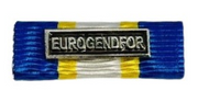 Pasador de Condecoración Medalla Eurogendfor Plata
