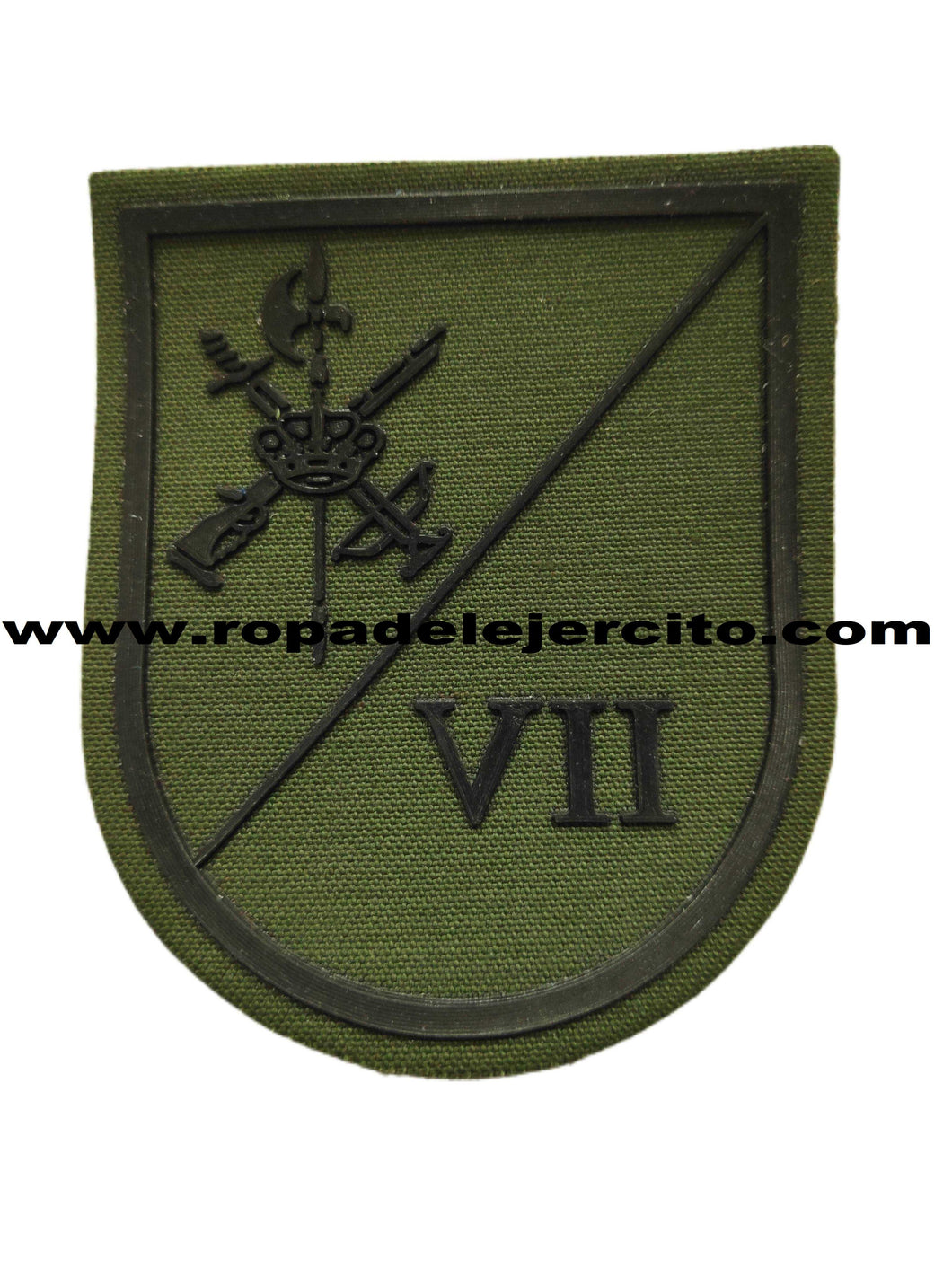 Parche legion VII bandera Valenzuela verde c/velcro