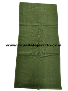 Toalla chica verde de Infanteria de Marina (original de la Armada)