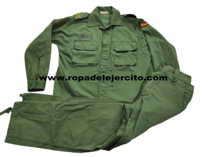 Uniforme sarga de la legión de la 1ª Bandera "Talla 1C/1N" "Con camisa" (original ET)