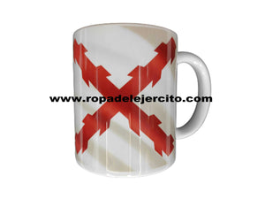 Taza ceramica Borgoña Blanca