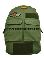 Mochila fabricada con una chaqueta Sarga original de la Bripac