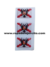 3 pegatinas abultadas pequeñas Borgoña Aguila