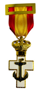 Medalla Cruz Mérito Naval Distintivo Blanco