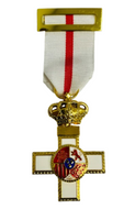 Medalla al merito militar blanco/rojo