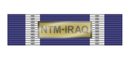 Pasador de Condecoración Medalla de la Otan NTM-IRAK