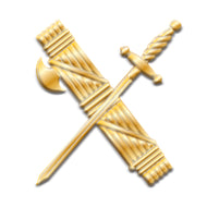 Pin Guardia Civil Espada Dorado
