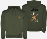 Sudadera Legion verde con Capucha