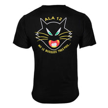 Camiseta ala 12 gato negra