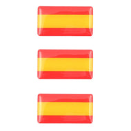 3 Pegatinas Abultadas Pequeñas España