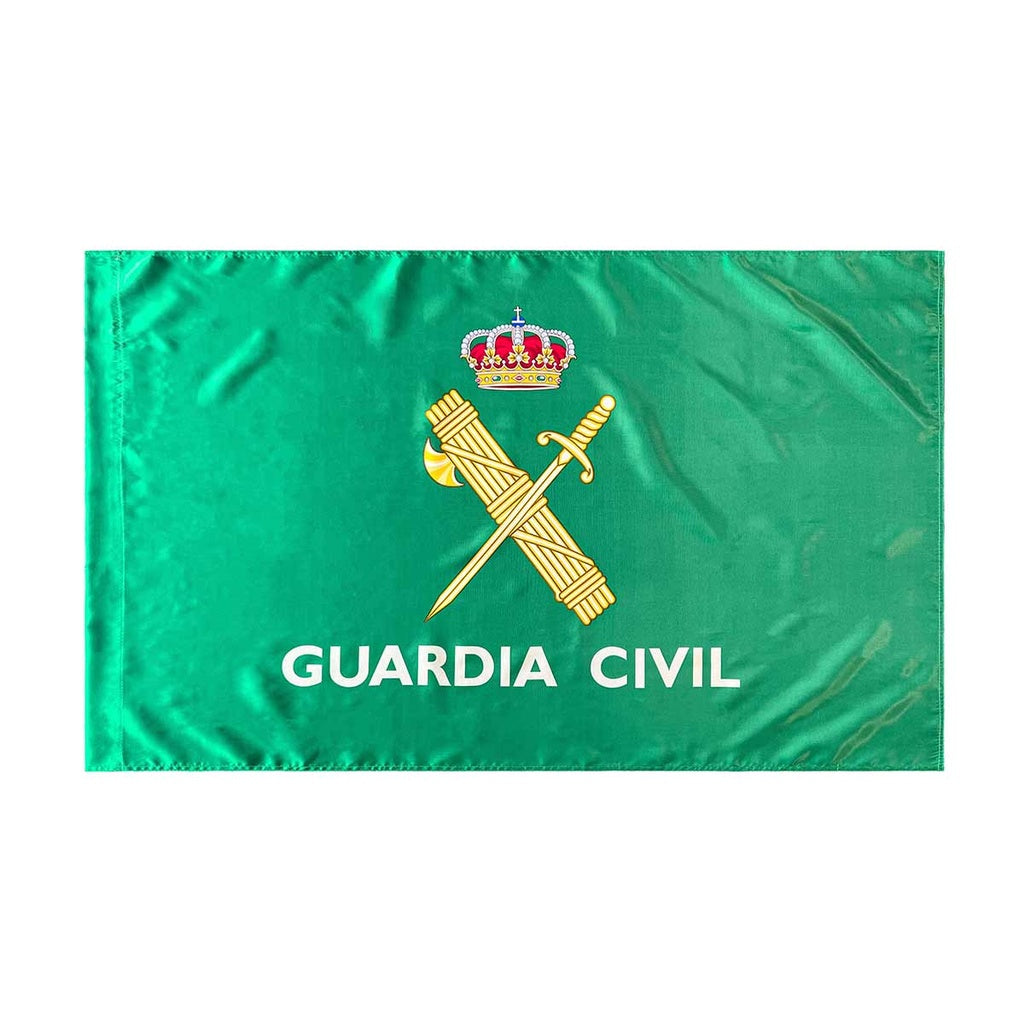 Bandera raso guardia civil verde 150x90
