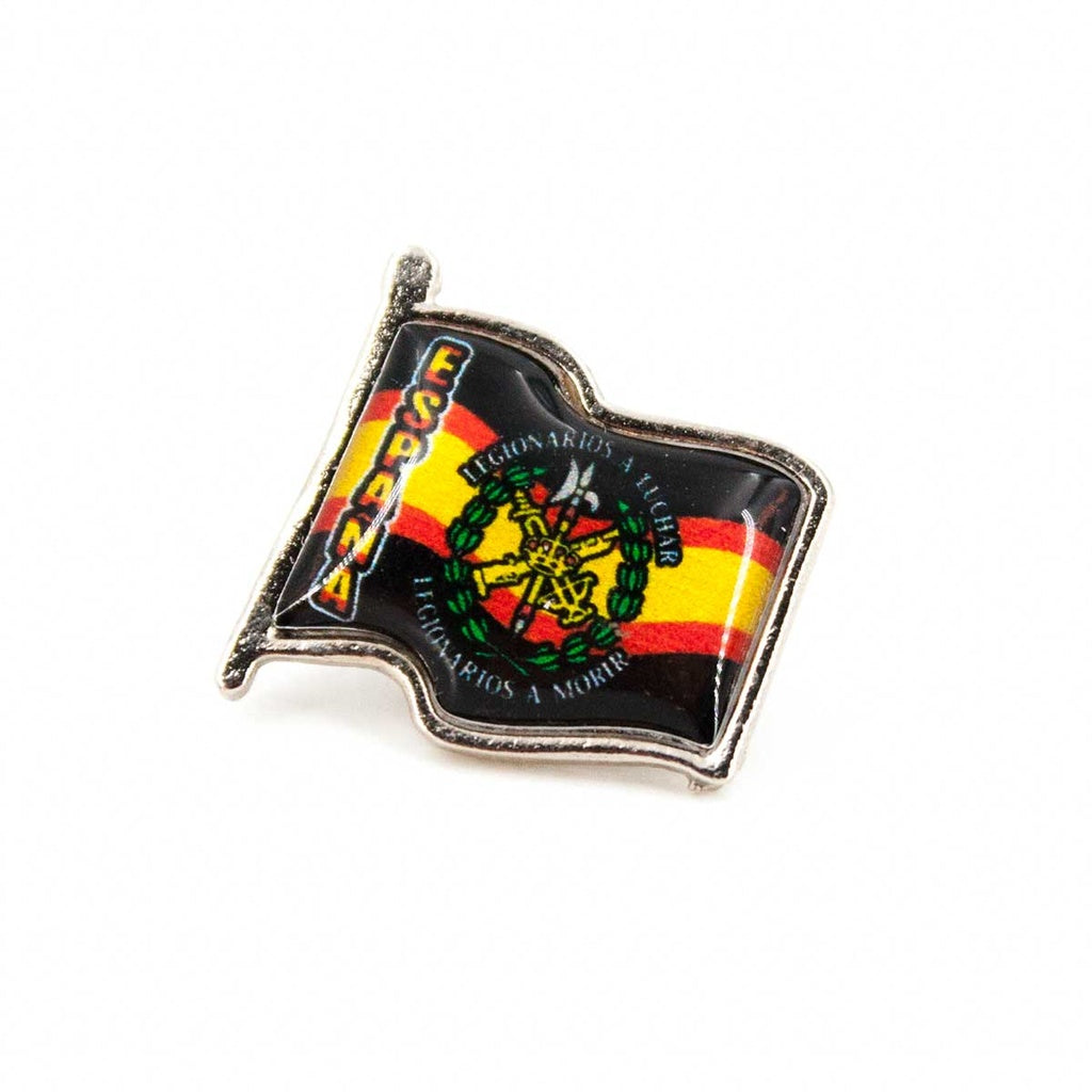 Pin Legionarios bandera ondulada
