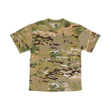 Camiseta para niño con camuflaje Multicam