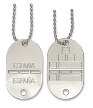 Chapa de identificación militar "comercial"