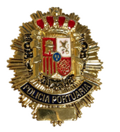 Placa cartera Policía Portuaria