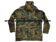 Chaqueta boscosa con capucha de tejido resistente "Talla 4"  (original ET)