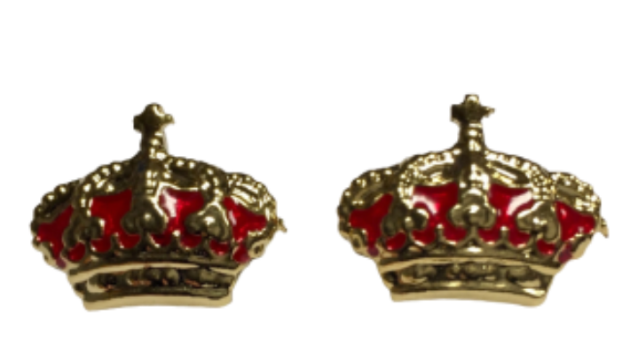Emblemas de solapa cuello Guardia Real esmaltados (Par)