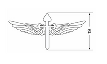 Emblema de solapa Aviación del Ejército de Tierra (Par)