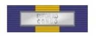 Pasador de Condecoración Medalla EUFOR RD CONGO