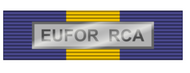 Pasador de Condecoración Medalla de la UE Operaciones ( EUFOR RCA )